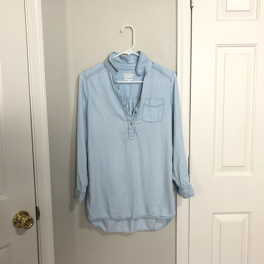 Caslon denim tunic